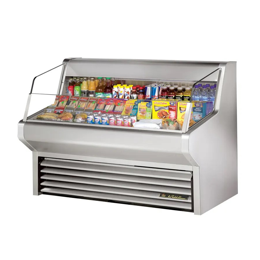 Image of a refrigerated display case